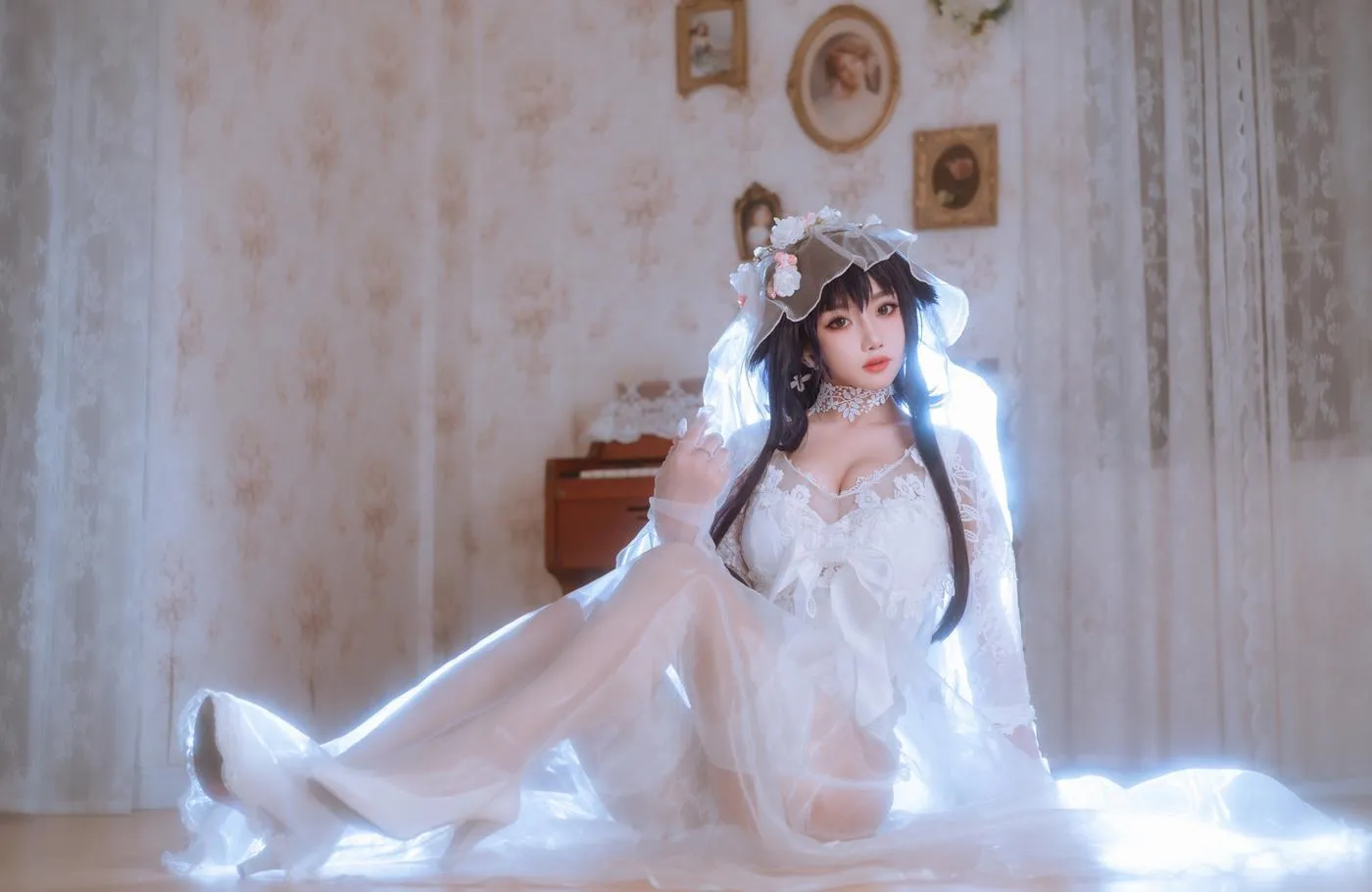 鬼畜瑶在不在w – NO.51 57婚纱 [35P]插图1